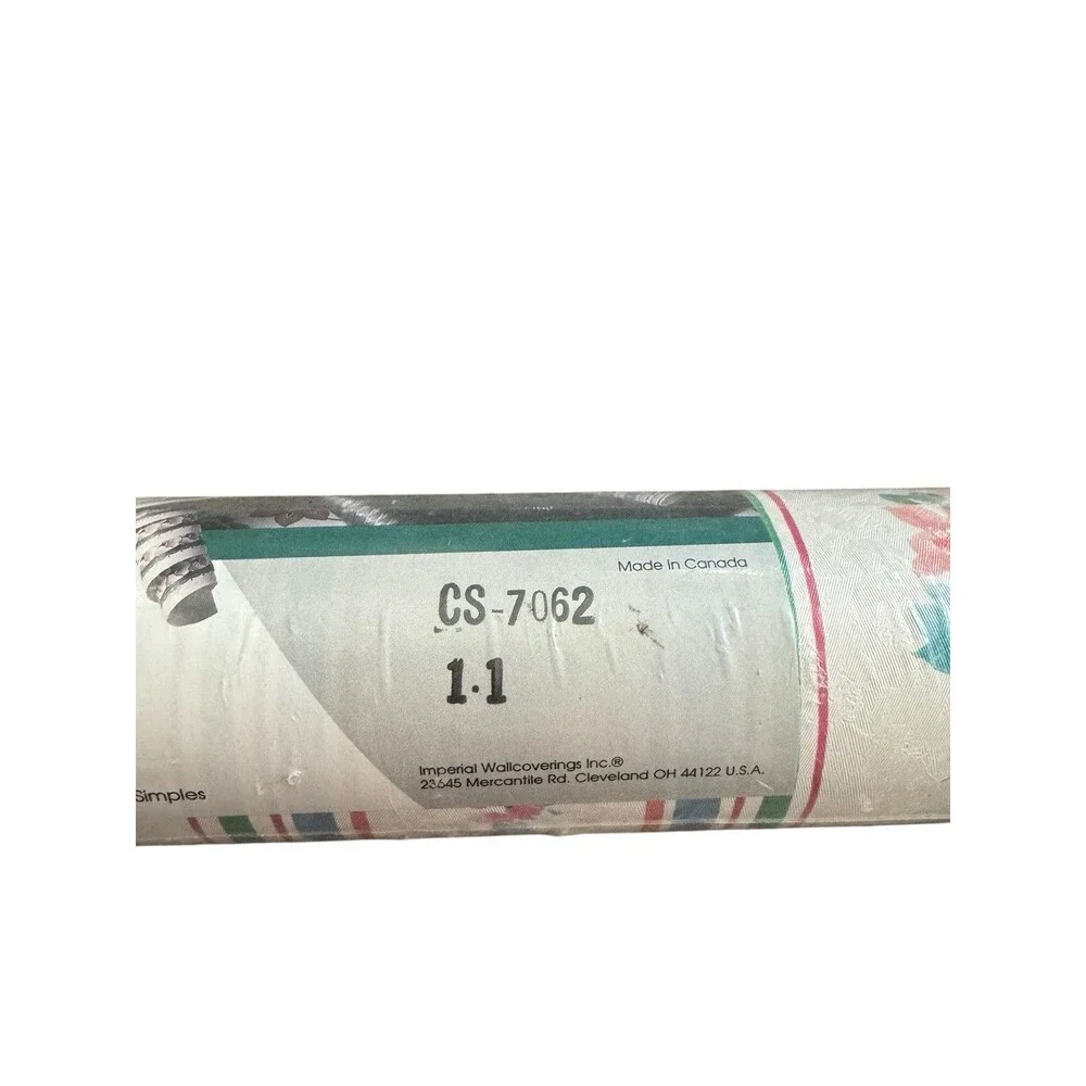 Vintage FASHION POINT  FLORAL  Wall Paper  1 Rolls Vintage Wallpaper SEALED‎